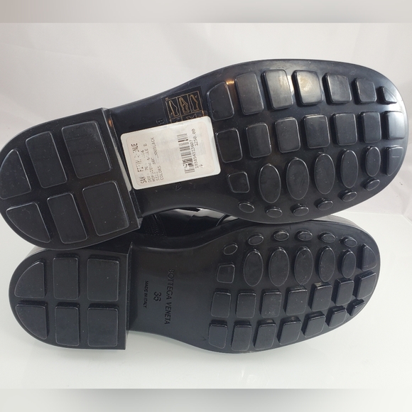 NWT$1,250 Bottega Veneta Monsieur Patent Leather Chunky Ankle Bootie Boots Sz 36 - Picture 12 of 15